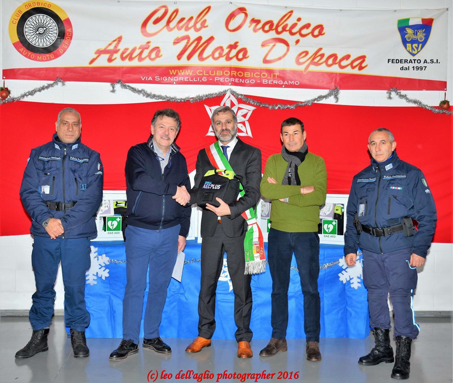 Un defibrillatore in dono al Gruppo Comunale di Protezione Civile