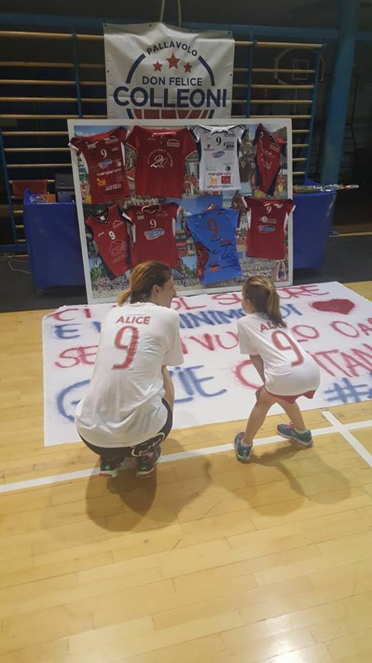 Dopo 25 anni di carriera, Alice Bonetti saluta la “Pallavolo Don Colleoni”, la “sua” squadra