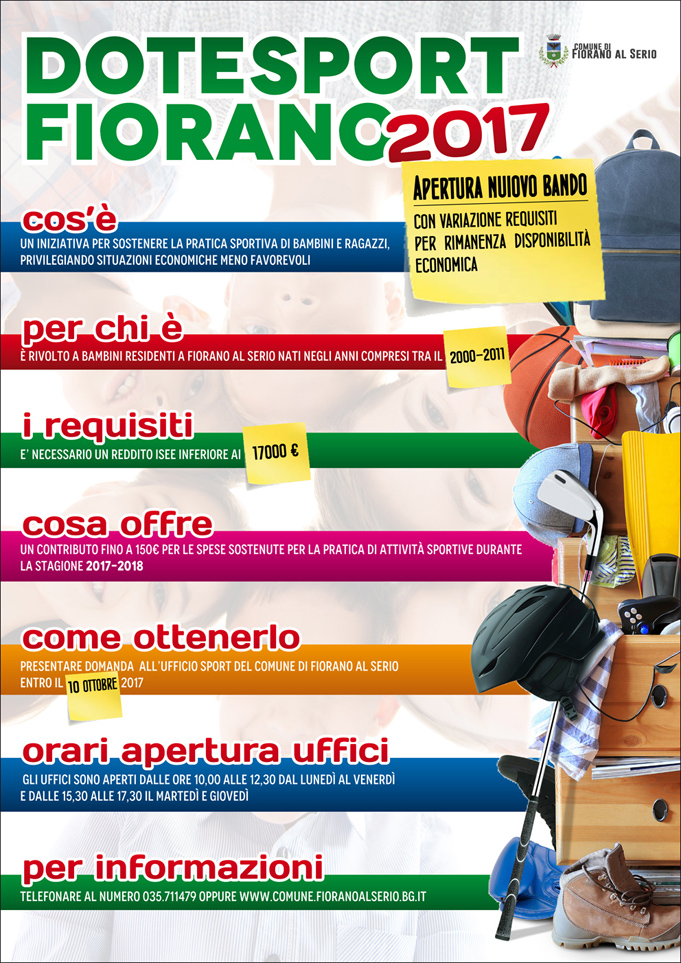 Si punta a promuovere lo sport fra i giovani