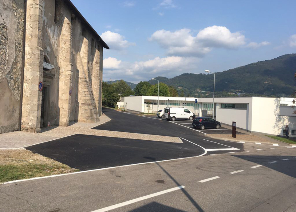 Piazzetta inferiore della Ripa:  Lavori a tempo di record