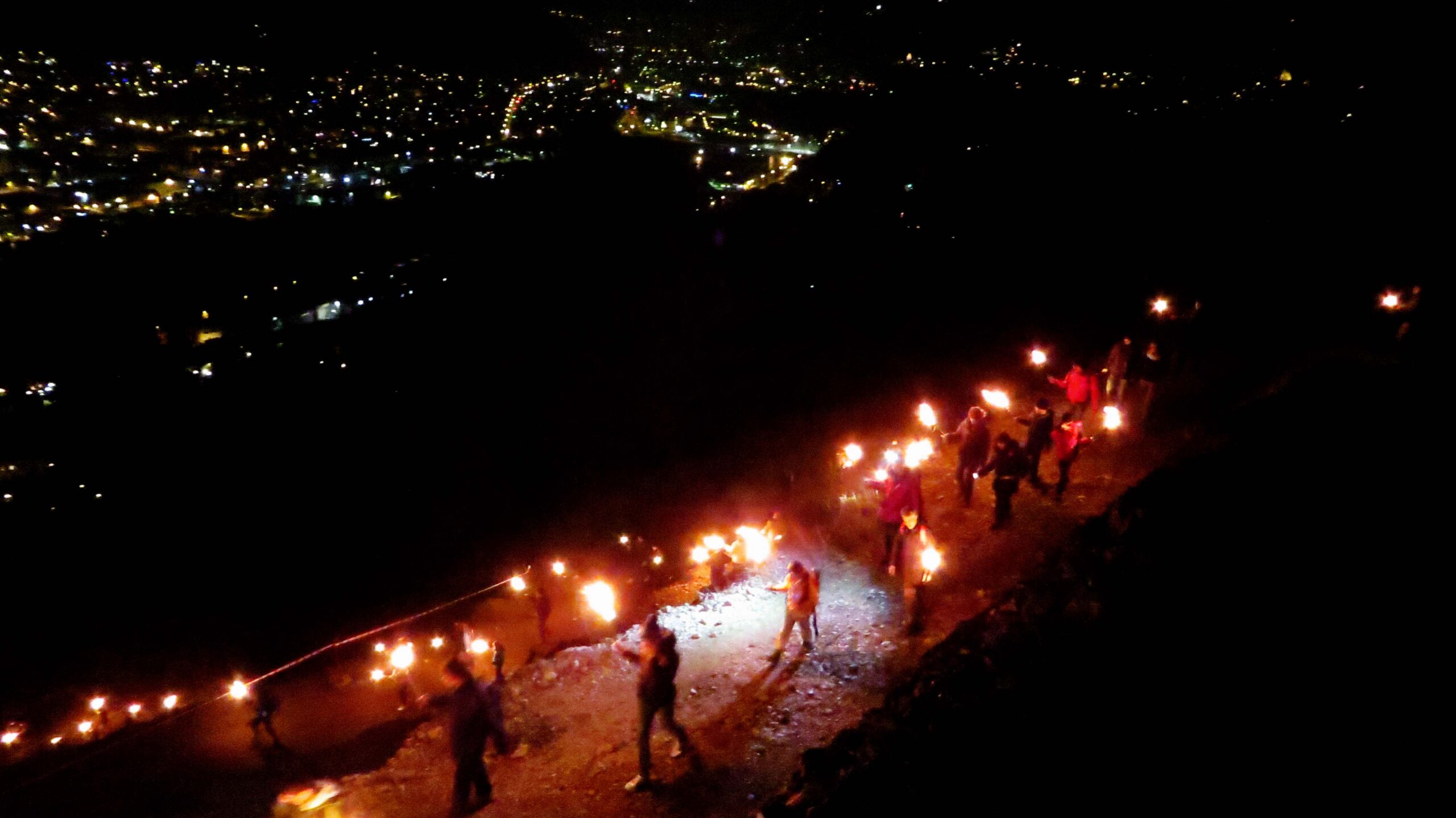 Fiaccolata di Natale organizzata dal Gruppo Scout