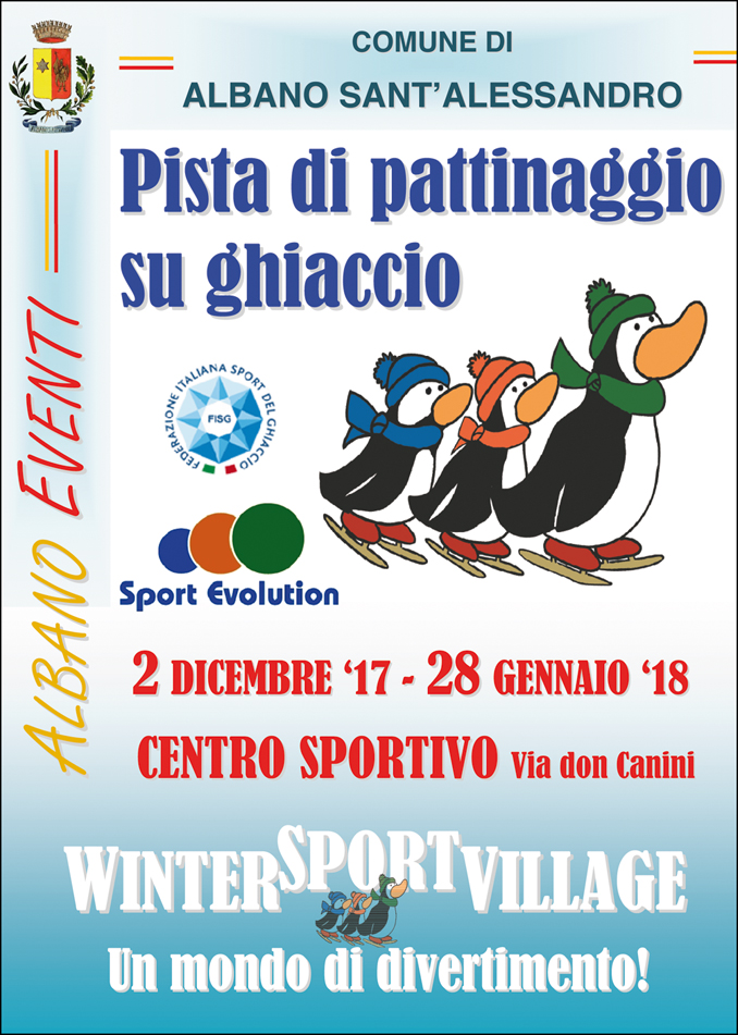 Winter Sport Village: un successo la pista di pattinaggio su ghiaccio