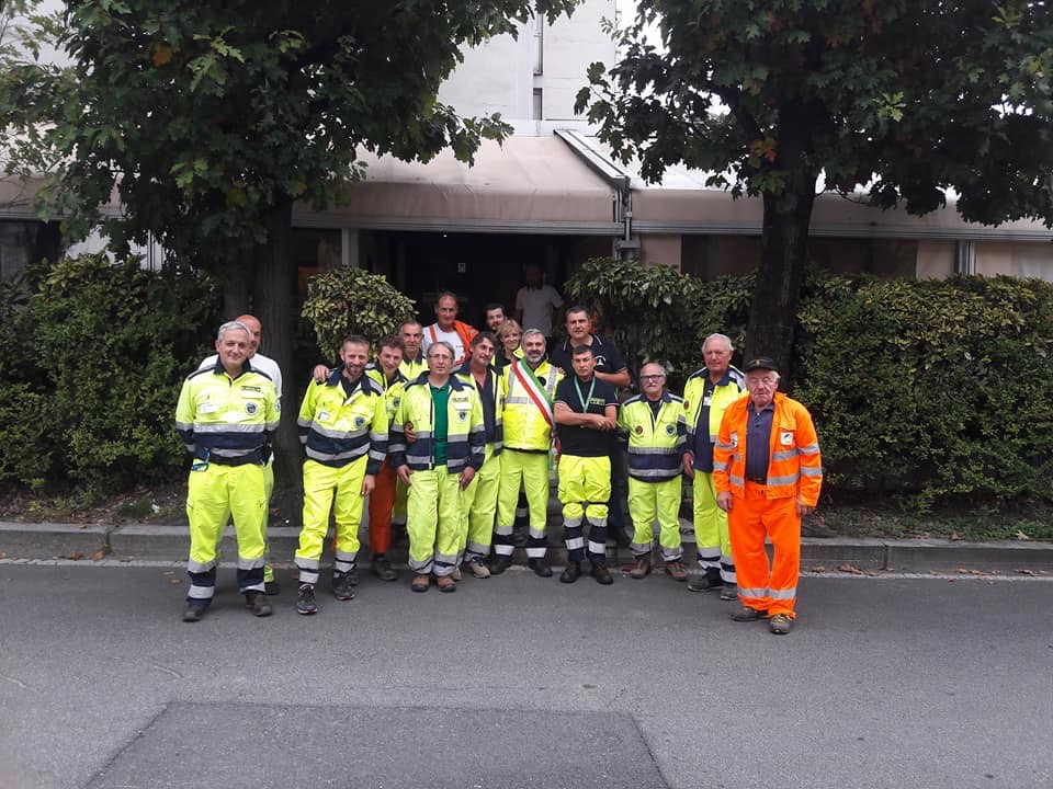 Esercitazione di Protezione Civile per la pulizia fluviale