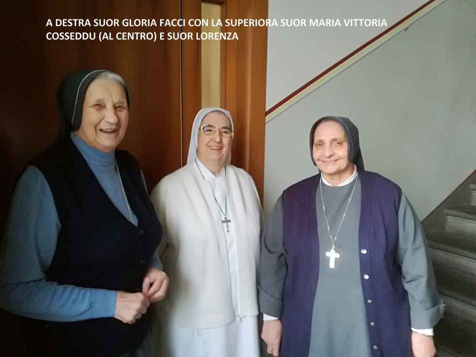 Suor Gloria Facci, Economa della comunità religiosa “Madre Angela Maria Campanile” di Gazzaniga