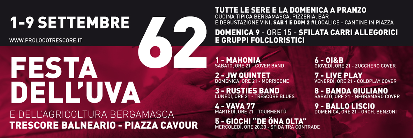 Festa dell’Uva e dell’Agricoltura Bergamasca, edizione n°62
