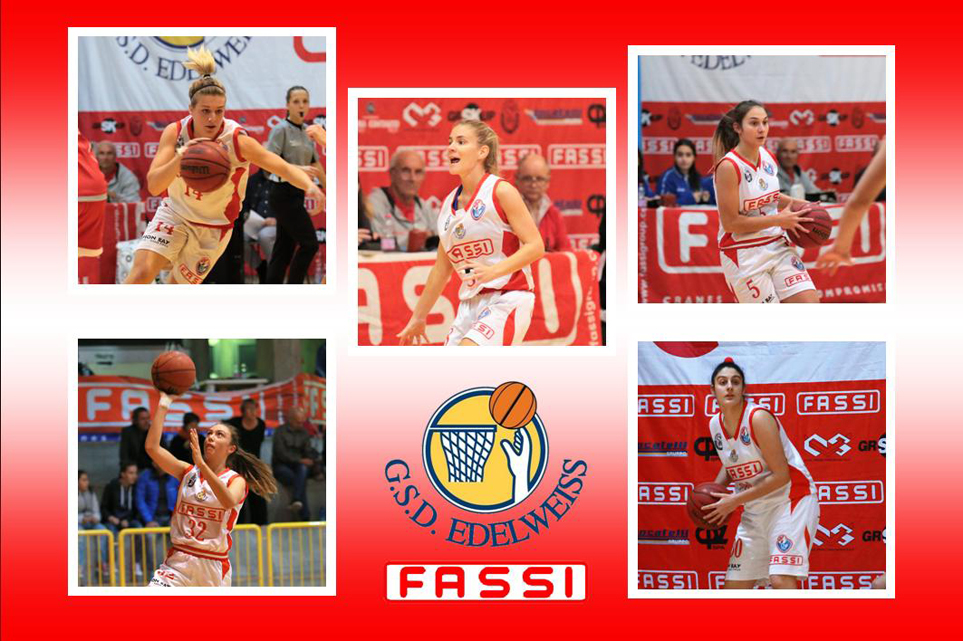 La Fassi Gru Edelweiss Albino al quinto campionato di basket A2 femminile
