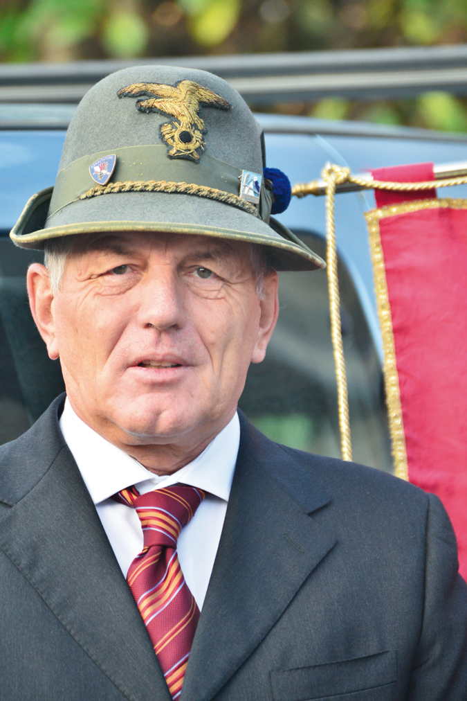 Pietro Rinaldi, Capogruppo alpini di Vertova e Colzate