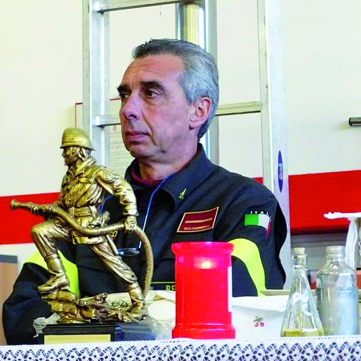 MANUELO CHIODI, Capo-Distaccamento dei Vigili del Fuoco di Gazzaniga