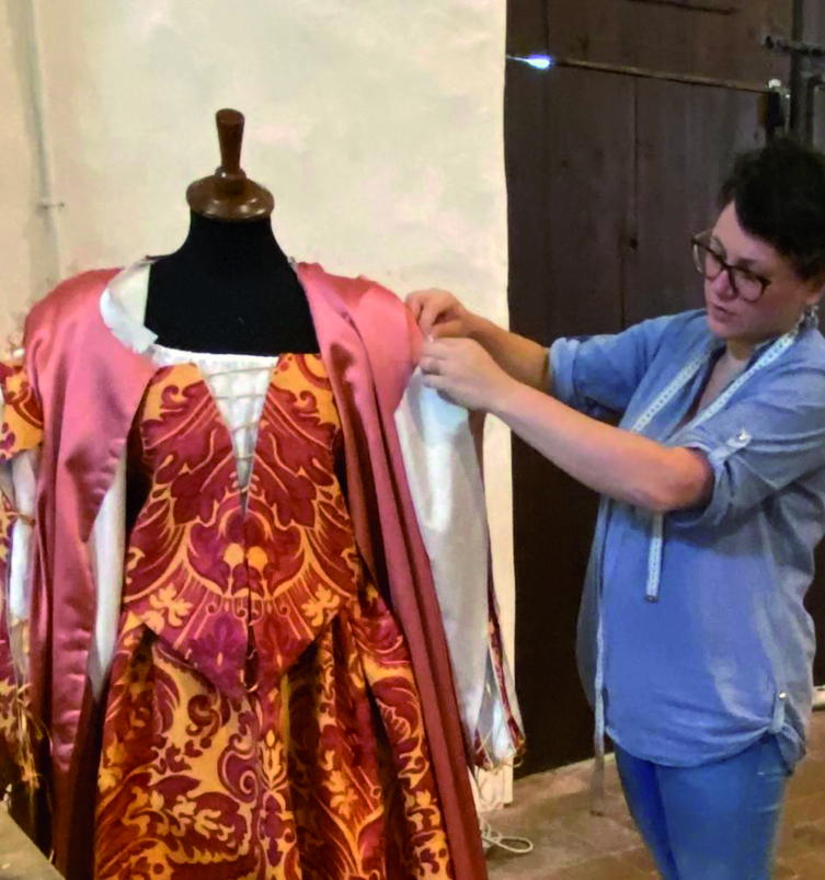 L’abito della principessa del Polittico di San Giorgio