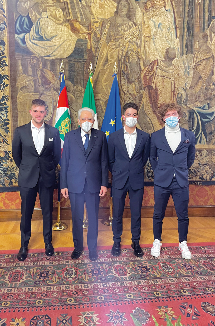 Dal Presidente con i campioni del motociclismo