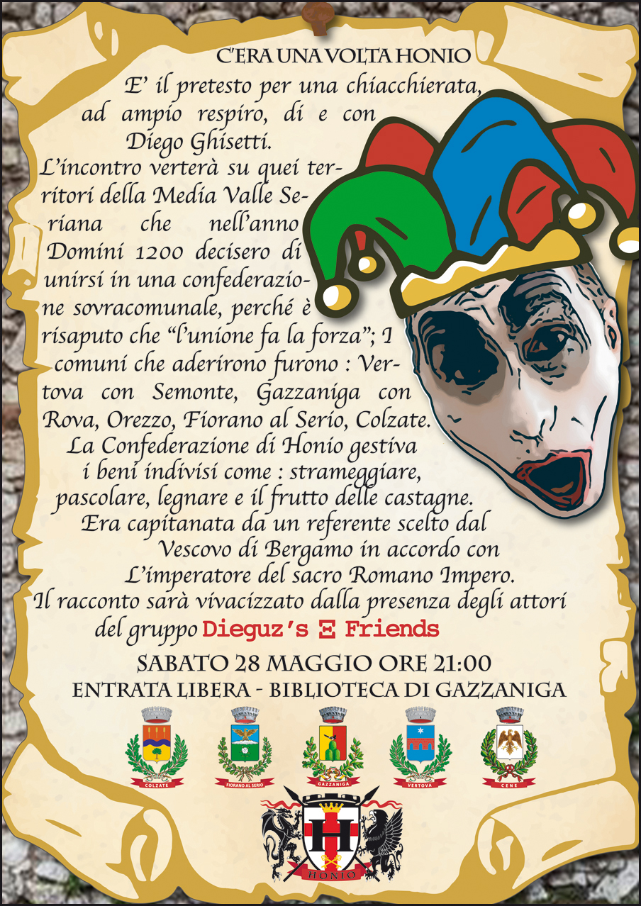C’era una volta Honio: un vecchio adagio racconta che quel che è stato, ritorna…