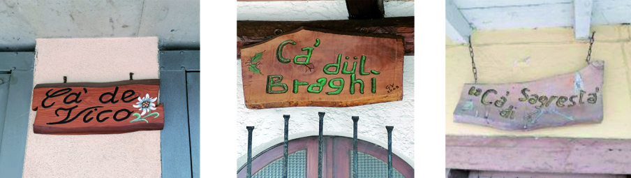 Orezzo, dove le case hanno un nome