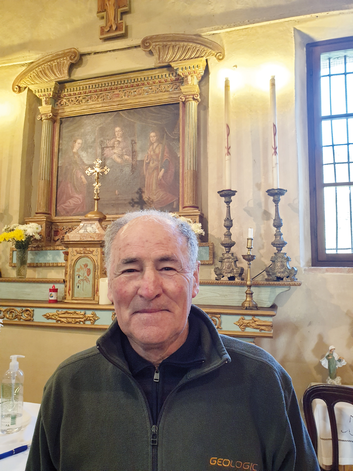 Silvano Valle, Custode della chiesetta della Madonna della Neve a Bondo Petello