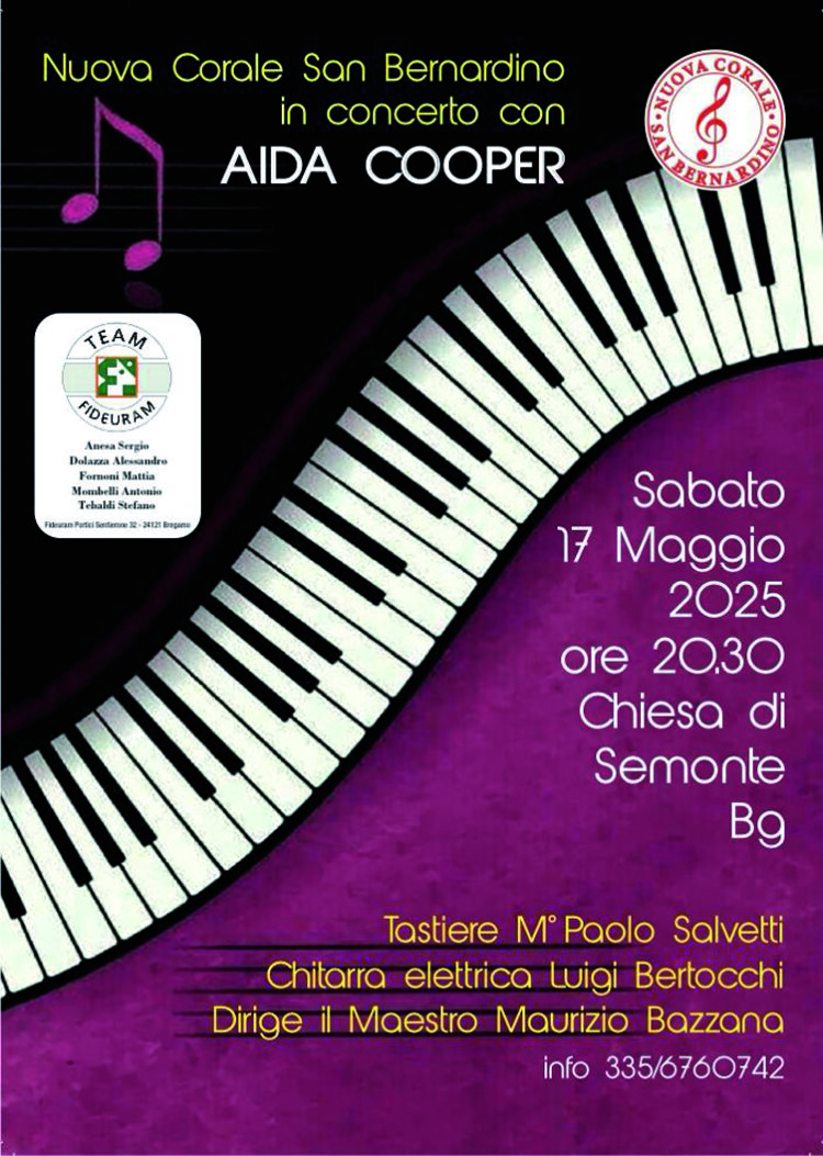 Un concerto con Aida Cooper dà il via alla festa patronale