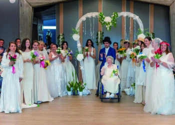 Abiti da sposa in sfilata alla Fondazione Honegger