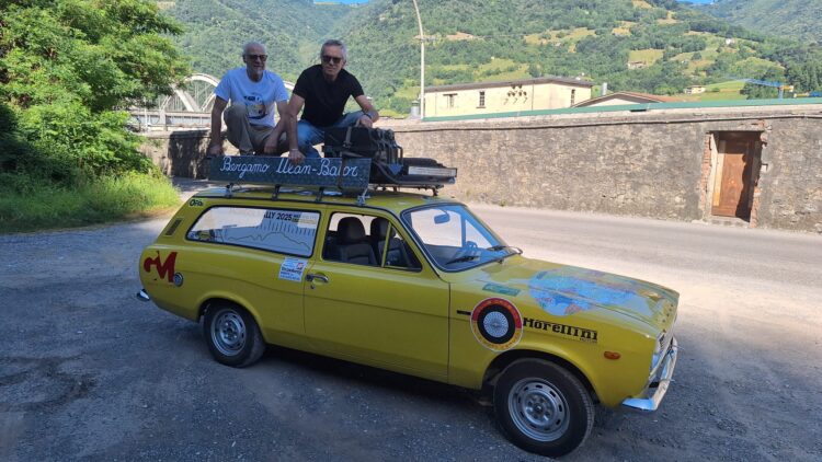 Paolo Gandossi di Cene e Mauro Milesi di Gazzaniga al “Mongol Rally” 2025