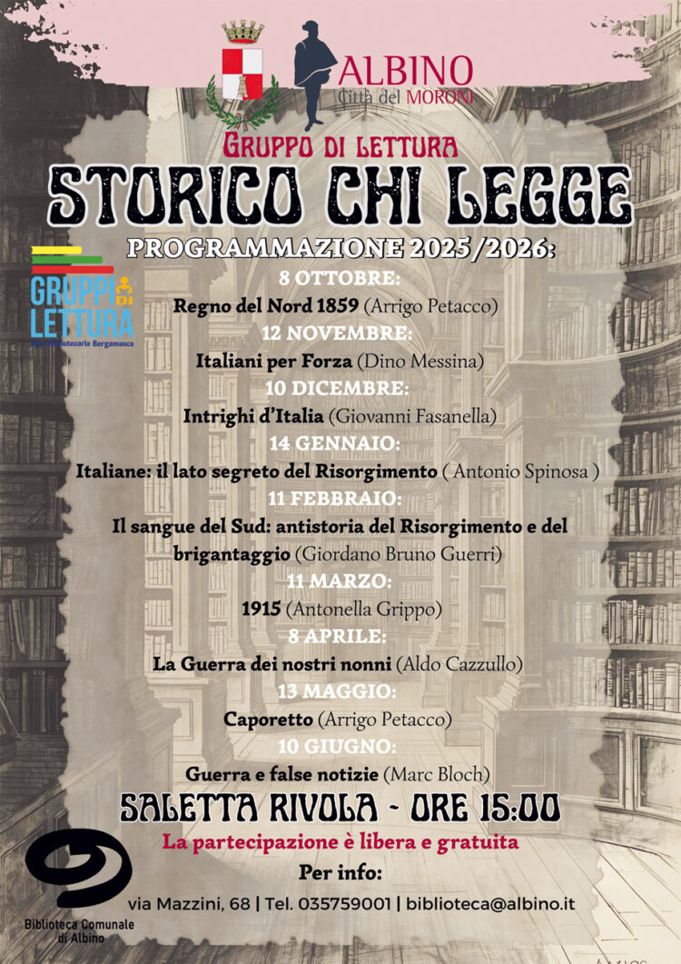 Gruppo di Lettura giovane…ma storico!