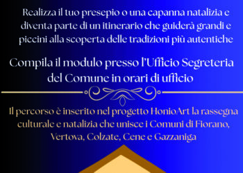 Il progetto “HonioArt” propone il “percorso dei presepi” fra i 5 Comuni