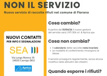 Nuova gestione del servizio di igiene urbana