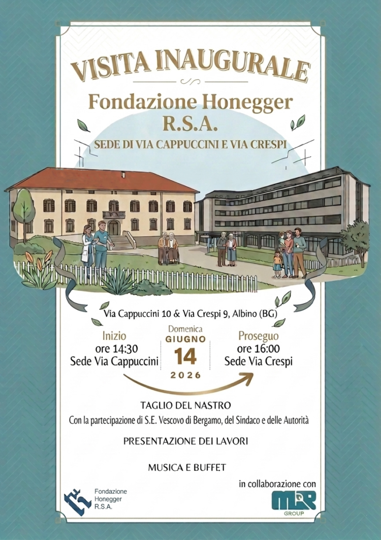 Cerimonia di inaugurazione della Fondazione Honegger RSA